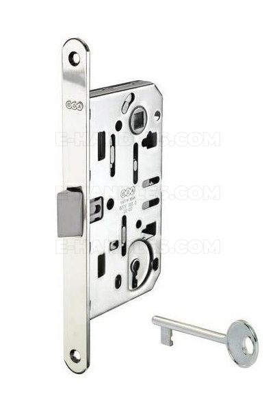 Zamek AGB Mediana EVOLUTION na klucz 90/50 niklowany F18 B011015006, symbol B011015006